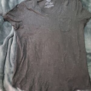 EUC Faded Glory Gold Glitter shirt 4-6